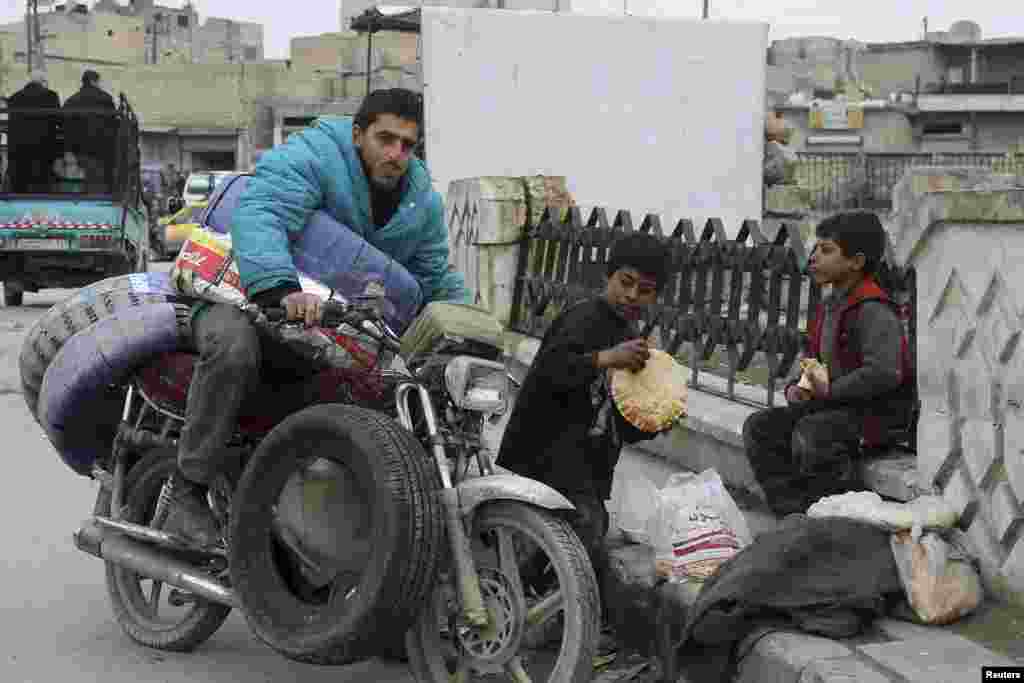 حلب، سوریه، ۲۵ ژانویه ۲۰۱۴