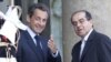 Sarkozy recebendo Mahmoud Jabril
