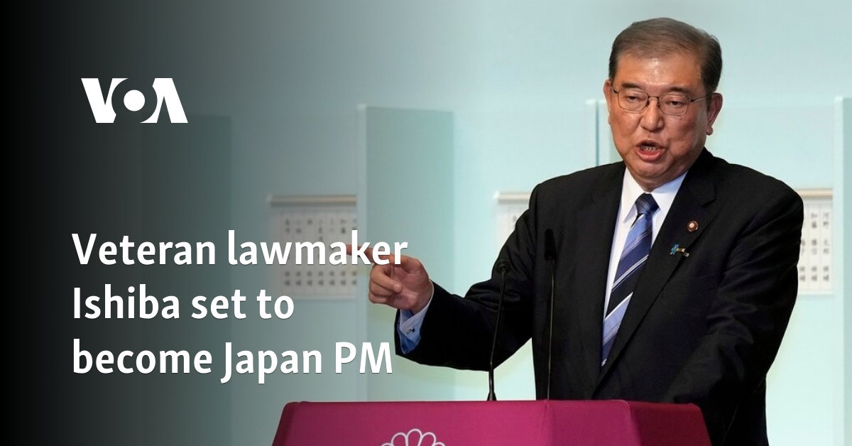 Veteran lawmaker Ishiba set to become Japan PM