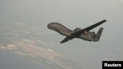 ຍົນ RQ-4 Global Hawk ຊຶ່ງເປັນເຮືອບິນບໍ່ມີຄົນຂັບ ທີ່ກ້າວໜ້າທັນສະໄໝ ຂອງສະຫະລັດ 