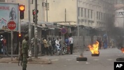 Un quartier de Bamako, le 21 mars 2012