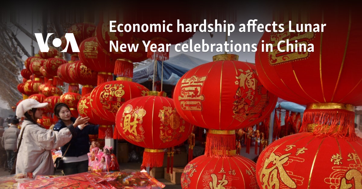 Economic hardship affects Lunar New Year celebrations in China