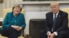 Nemačka kancelarka Angela Merkel tokom susreta sa Donaldom Trampom u Beloj kući, 17. marta 2017. godine. (Foto: AFP/Soul Loeb)