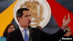 El presidente encargado de Venezuela, Juan Guaidó, convocó una marcha opositora el 10 de marzo de 2020 hasta el edificio de la Asamblea Nacional, en el centro de Caracas.