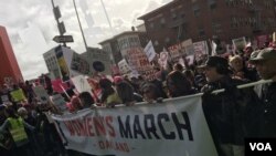 سان فرانسسکو میں حواتین کا مظاہرہ- 21 جنوری 2017