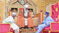 Lokacin da Tinubu ya kai ziyara fadar Sarkin Kano (Hoto: Muhd Photography Instagram, Kano Emirate)