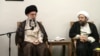 صادق آملی لاریجانی رئیس قوه قضاییه در کنار رهبر ایران
