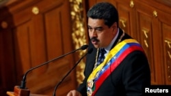 馬杜羅2019年1月14日在委內瑞拉製憲特別會議上講話