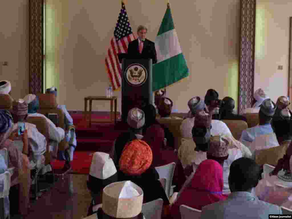 NIGERIA: John Kerry a Sokoto yana lakca