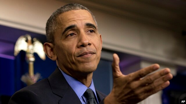 Obama dijo comprender que la gente esté preocupada luego de los ataques terroristas del mes pasado en París y de principios de diciembre en San Bernardino.