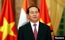 Vietnam's President Tran Dai Quang at the Presidential Palace.