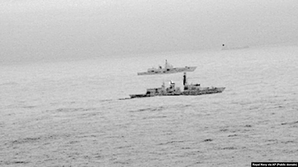 Incident mes flotës britanike dhe një luftanije ruse