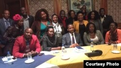 Some political activists with RB governor John Mangudya.