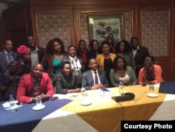 Some political activists with RB governor John Mangudya.