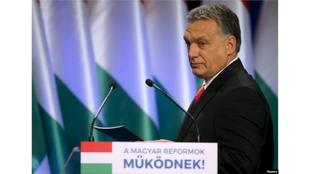 FILE - Hungarian Prime Minister Viktor Orban in Budapest, Hungary, Feb. 28, 2016.