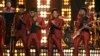 Bruno Mars, third from left, performs at the Billboard Music Awards at the MGM Grand Garden Arena on May 19, 2013 in Las Vegas.