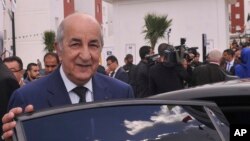 Le nouvellement nommé Premier ministre Abdelmadjid Tebboune à Alger, le 3 avril 2017.