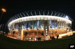 The Royal Bafokeng Stadium in Rustenburg, South Africa,where England faces the United States in its opening World Cup game on June 12