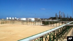 The new Eni (The Italian oil and gas company) gas compression plant in Mellitah, Libya. (file photo)