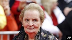 Former secretary of state Madeleine Albright (file photo)