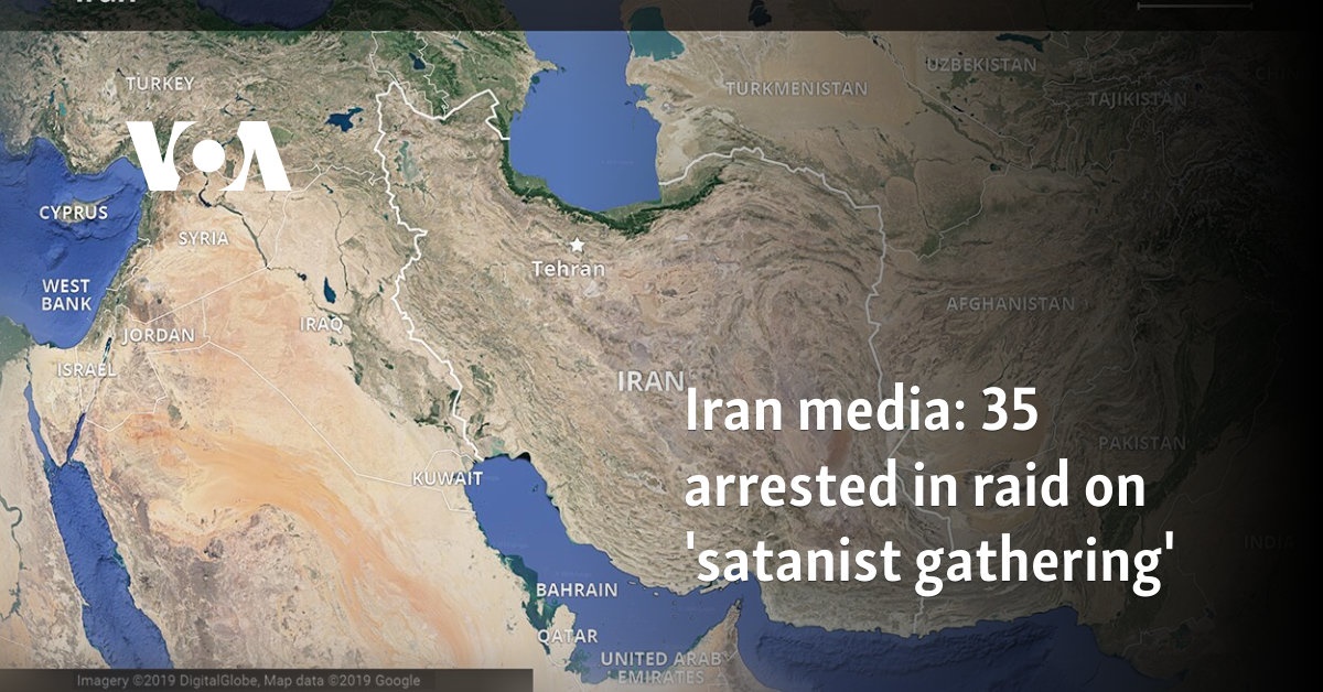 Iran media: 35 arrested in raid on 'satanist gathering'