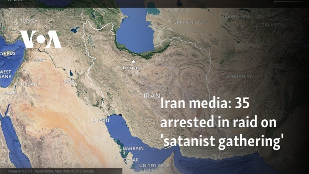 Iran media: 35 arrested in raid on 'satanist gathering'