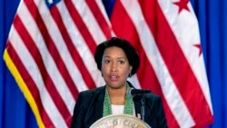Washington Mayor Muriel Bowser speaks at a news conference March 15, 2021, in Washington.