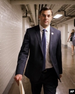 Rep. Justin Amash, R-Mich., shown on his way to vote on amendment to end NSA program, July 24, 2013.