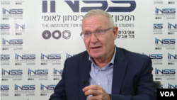 Amos Yadlin, executive director of Tel Aviv University’s Institute for National Security Studies and former chief of Israeli military intelligence, speaks to VOA Persian in Tel Aviv on October 9, 2018.