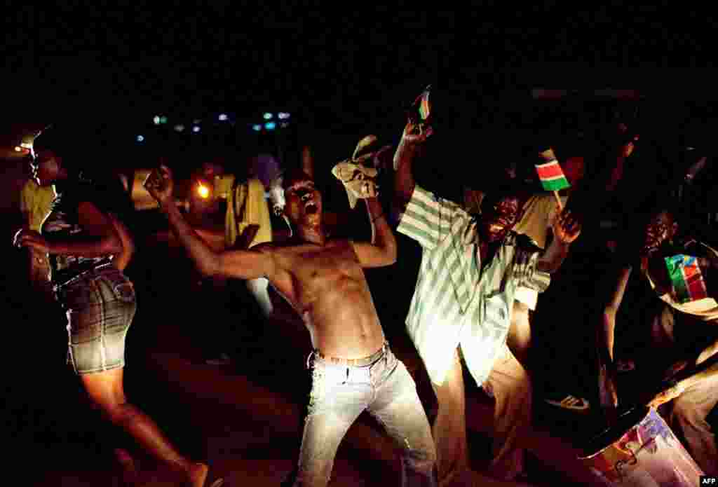 July 10: Southern Sudanese celebrate independence from northern Sudan at midnight in Juba. South Sudan became the world's newest nation early Saturday, officially breaking away from Sudan after two civil wars over five decades that cost the lives of milli
