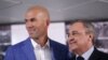 Pérez salue le "mythe" Zidane avant son 100e match