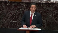 U.S. House lead impeachment manager Rep. Jamie Raskin (D-MD) addresses the U.S. Senate