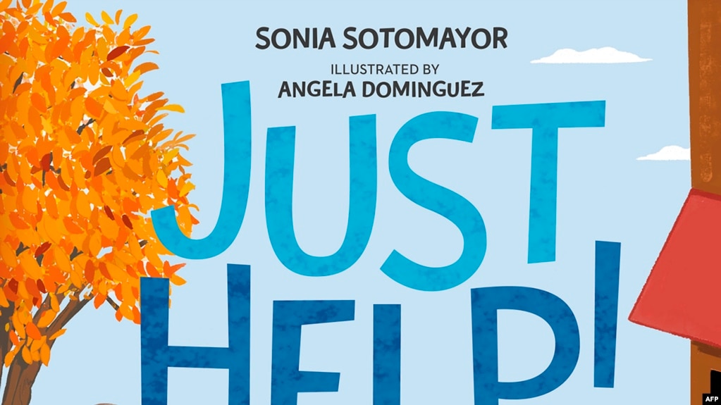 La carátula distribuida por la editorial Penguin Young Readers muestra "Just Help!", de la jueza de la Corte Suprema Sonia Sotomayor.