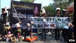 Cambodia Boengkak protesters freedom of speech, SM video pkg