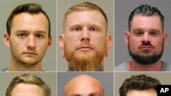 Kombinovana fotografija šestorice muškaraca optuženih za planove da kidnapuju guvernerku Mičigena, nezadovoljni antipandemijskim merama koje je uvela.