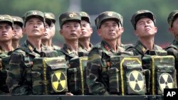 北韓的核武部隊 (資料圖片)