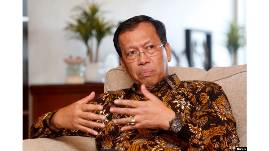 Robert Pakpahan, direktur jenderal pajak, Kementerian Keuangan, dalam wawancara dengan Reuters, di Jakarta, 3 April 2018.