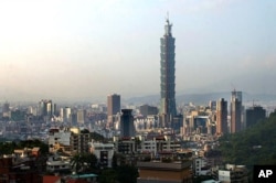 台北的地标性建筑101大楼