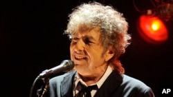 American singer Bob Dylan won the Nobel Prize for Literature on Thursday.