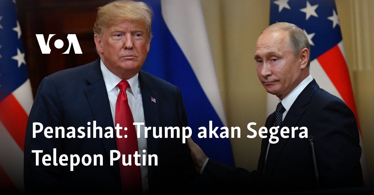 Trump akan Segera Telepon Putin