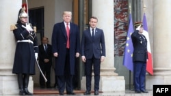 美國總統特朗普與法國總統馬克龍