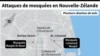 Carte de localisation de Christchurch en Nouvelle-Zélande où 49 personnes ont été tuées et une vingtaine grièvement blessées dans des attaques contre des mosquées.