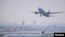 中国上海虹桥国际机场2020年6月4日的情景（路透社）