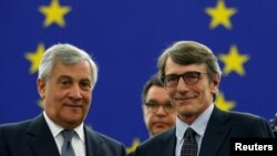 Antonio Tajani û David Sassoli