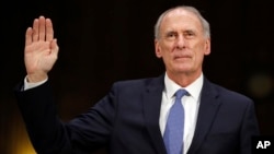 El nominado para Director Nacional de Inteligencia, Dan Coats, compareció ante la Comisión de Inteligencia del Senado el martes, 28 de febrero, de 2017.