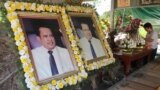 រូបថត​​លោក កែម ឡី​ អ្នកវិភាគ​សង្គម​ ដែល​រងការ​បាញ់សម្លាប់​ ដាក់បង្ហាញ​នៅឯ​គេហដ្ឋាន​ ក្នុង​ខេត្ត​តាកែវ​ នៅថ្ងៃទី២​ ខែ​កក្កដា​ ឆ្នាំ​២០១៧។ (ហ៊ុល រស្មី/ VOA)