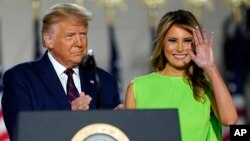 သမ္မတ Trump နဲ့ သမ္မတကတော Melania Trump