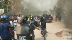 Manifestation à Kinshasa des militants de la coalition Lamuka