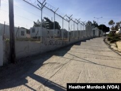 Once a refugee camp, this center now detained newly arrived people. Aid organizations have left the camp, saying they don't want to be complicit in treating people inhumanely in Lesbos, Greece, April 2, 2016.