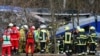 پلیس در جنوب آلمان می گوید دست کم ۹ نفر در تصادف دو قطار کشته شدند.